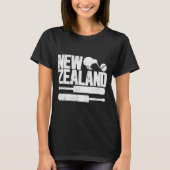 New Zealand Cricket (mr Kiwi And Mr Ball) T-Shirt (Vorderseite)