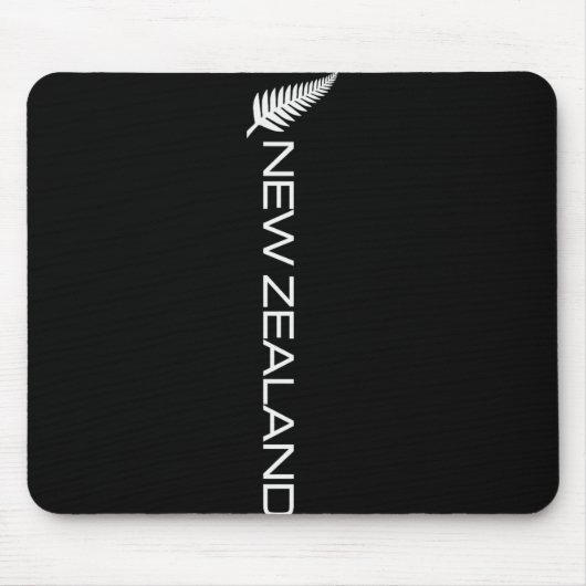 New Zealand Fern Flag Athletic Srts Vertical Style Mousepad (Vorne)