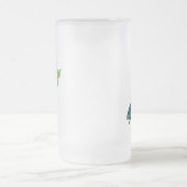 NEW ZEALAND FERN KIWI PAUA Glas Mattglas Bierglas (Mittel)