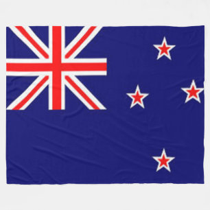 NEW ZEALAND FLAG FLEECEDECKE