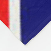 NEW ZEALAND FLAG FLEECEDECKE (Ecke)