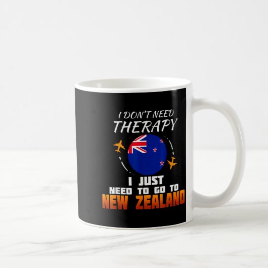 New Zealand Flag I Vacation I Funny New Zealand Kaffeetasse (Rechts)