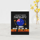 New Zealand Flag I Vacation I Funny New Zealand  Karte (Gelbe Blume)