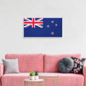 New Zealand Flag (NZ) Canvas Print Leinwanddruck (Insitu (Wohnzimmer))