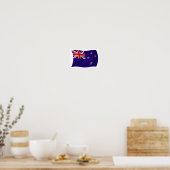 New Zealand Flag Poster Print (Küche)