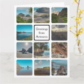 New Zealand Gallery Grußkarte Karte (Gelbe Blume)