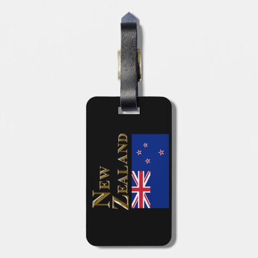 NEW ZEALAND GEPÄCKANHÄNGER (Rückseite vertikal)