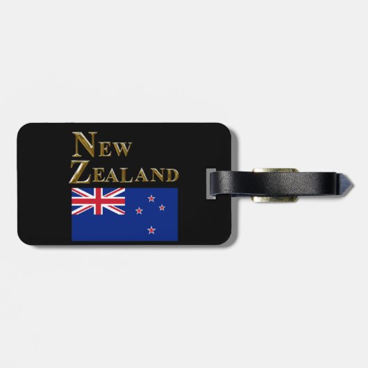 NEW ZEALAND GEPÄCKANHÄNGER (Rückseite horizontal)
