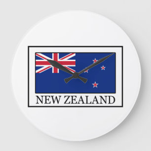New Zealand Große Wanduhr