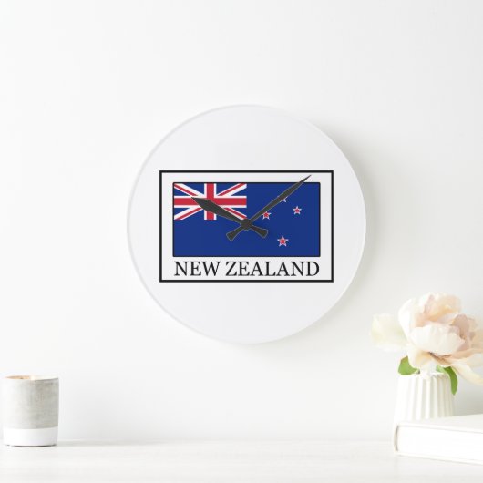New Zealand Große Wanduhr (Zuhause)
