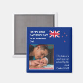 NEW ZEALAND Happy Vatertag PHANTASTISCHER VATER Magnet (Vorderseite/Rückseite)