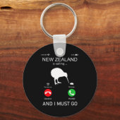 New Zealand Is Calling And I Must Go, Zealand Funn Schlüsselanhänger (Vorderseite)