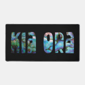 NEW ZEALAND KIA ORA GREETING PAUA SCHREIBTISCHUNTERLAGE (Vorderseite)