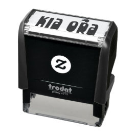 NEW ZEALAND KIA ORA KIWI GREETING SELBSTSTÄNDIG PERMASTEMPEL