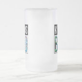 NEW ZEALAND KIWI ALS BRO PAUA MATTGLAS BIERGLAS (Mittel)