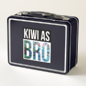 NEW ZEALAND KIWI ALS BRO PAUA METALL BROTDOSE (Rückseite)
