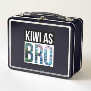 NEW ZEALAND KIWI ALS BRO PAUA METALL BROTDOSE