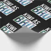 NEW ZEALAND KIWI ALS BRO SIMPLE PAUA GESCHENKPAPIER (Ecke)