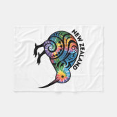 New Zealand Kiwi Bird Fleecedecke (Vorderseite (Horizontal))