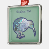 NEW ZEALAND KIWI BIRD PAUA FARBCHRISTMAS CUSTOM ORNAMENT AUS METALL (Links)