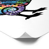 New Zealand Kiwi Bird Poster (Ecke)