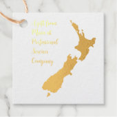 NEW ZEALAND KIWI BUSINESS NZ GOLD CUSTOM GIFT GESCHENKANHÄNGER (Vorderseite)