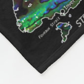 New Zealand Kiwi Detailed Map Fleecedecke (Ecke)