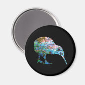 NEW ZEALAND KIWI EINFACH PAUA MAGNET (Vorderseite/Rückseite)