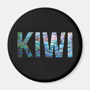 NEW ZEALAND KIWI EINFACH PAUA MAGNET