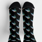 NEW ZEALAND KIWI EINFACHE PAUA-SOCKS SOCKEN (Oben)