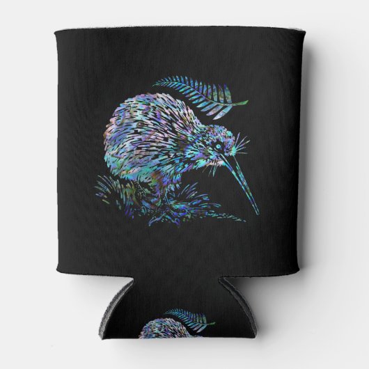 NEW ZEALAND KIWI FERN PAUA CAN COOLER DOSENKÜHLER (Vorderseite)