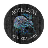 NEW ZEALAND KIWI FERN PAUA SCHNEIDEBRETT (Vorderseite)