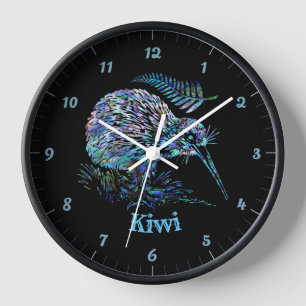 NEW ZEALAND KIWI FERN PAUA UHR