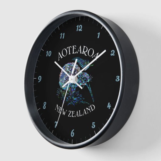 NEW ZEALAND KIWI FERN PAUA UHR (Winkel)