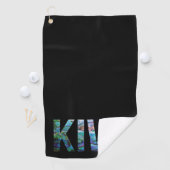 NEW ZEALAND KIWI GOLF TOWEL GOLFHANDTUCH (Insitu)