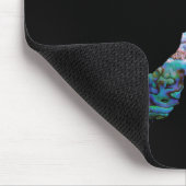 NEW ZEALAND KIWI MAP SIMPLE PAUA MOUSEPAD (Ecke)