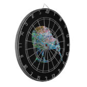NEW ZEALAND KIWI PAUA DARTBOARD DARTSCHEIBE (Vorderseite Links)