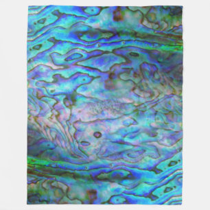 NEW ZEALAND KIWI PAUA FLEECE BLANKET