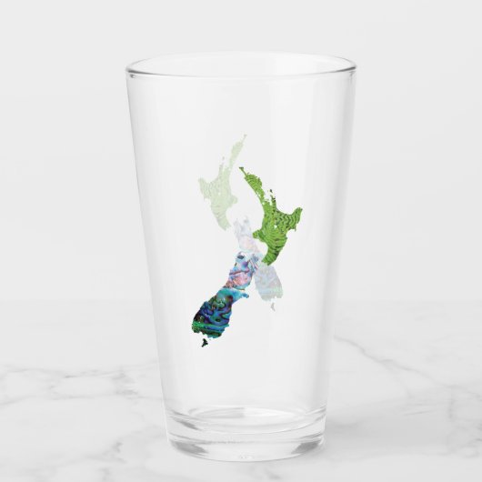 NEW ZEALAND KIWI PAUA Glas (Vorderseite)