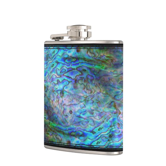 NEW ZEALAND KIWI PAUA HIP FLASK FLACHMANN (Links)