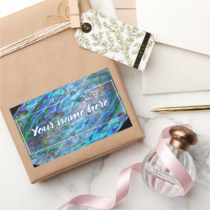 NEW ZEALAND KIWI PAUA KUSTOMIZABLE STICKER