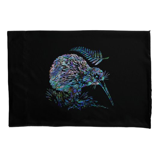 NEW ZEALAND KIWI PAUA PILLOWCASE KISSENBEZUG (Vorderseite)