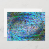 NEW ZEALAND KIWI PAUA POSTKARTE (Vorne/Hinten)