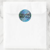 NEW ZEALAND KIWI PAUA ROUND STICKER (Tasche)
