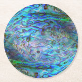 NEW ZEALAND KIWI PAUA RUNDER PAPPUNTERSETZER (Vorderseite)