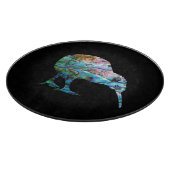 NEW ZEALAND KIWI PAUA SCHNEIDEBRETT (Ecke)