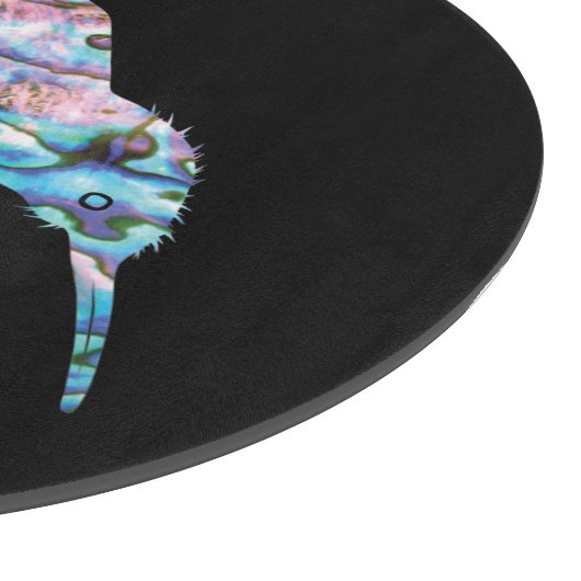 NEW ZEALAND KIWI PAUA SCHNEIDEBRETT (Ecke)