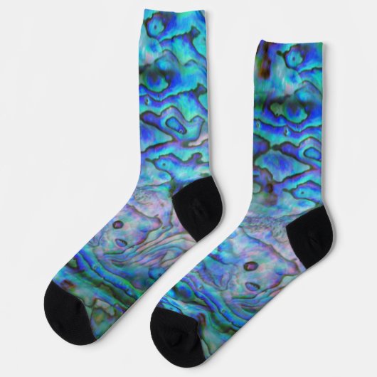 NEW ZEALAND KIWI PAUA SOCKS SOCKEN (Linkes Detail)