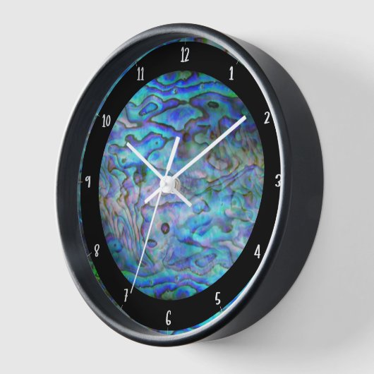 NEW ZEALAND KIWI PAUA WALL CLOCK UHR (Winkel)