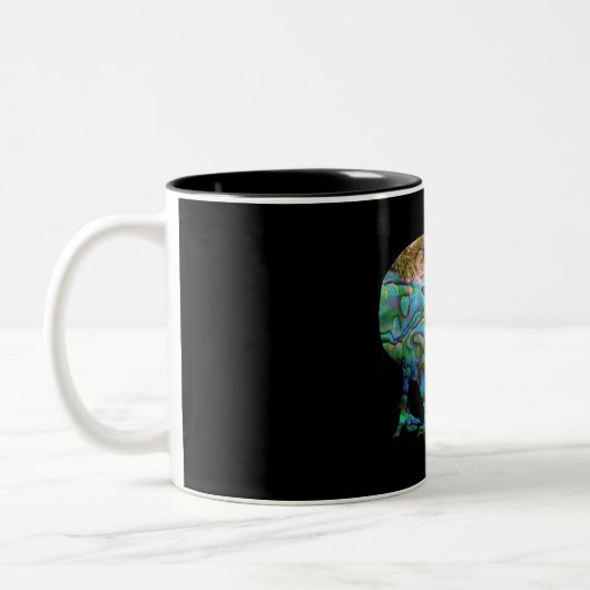 NEW ZEALAND KIWI PAUA ZWEIFARBIGE TASSE (Links)